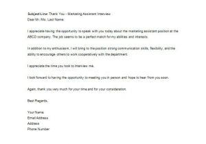 Email Template to Recruiter Thank You Letter to Recruiter 10 Free Sample Example