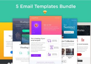 Email Template Width 5 Email Templates Bundle Sketch Other Platform Email