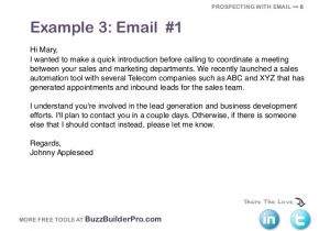 Email Templates for Business Development Cold Emailing Templates for Prospecting