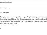 Email to Professor Template How to Succeed In An Online Course