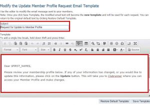 Email to Update Contact Information Template How Do I Request Member Updates District Clubrunner