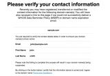 Email to Update Contact Information Template How Icann 39 S New Domain whois Verification Policy is Going
