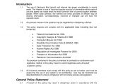 Email Usage Policy Template 15 Employee Email Policy Examples Pdf Google Doc