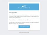 Email Verification HTML Template Email Templates Nifty Admin Template