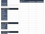Emergency Email Template Free Contact List Templates Smartsheet
