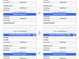 Emergency Email Template Id Card Template In Case Of Emergency Cards Pinterest