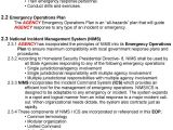 Emergency Operation Plan Template Hospital Emergency Operations Plan Eop Template Pdf