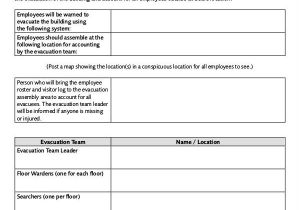 Emergency Response Plan Template for Small Business 27 Emergency Plan Examples
