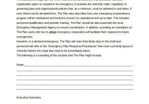 Emergency Response Plan Template for Small Business Business Continuity Plan Template 11 Download Free Word