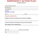 Emergency Response Plan Template for Small Business Sample Emergency Action Plan Template 9 Documents In