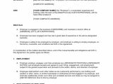 Employee Employer Contract Template Employment Agreement General Template Word Pdf by
