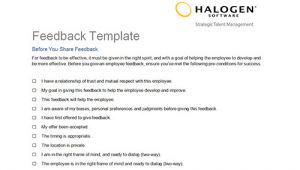 Employee Feedback Email Template Employee Feedback and Coaching Templates Download toolkit