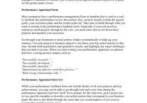 Employee Feedback Email Template Performance Appraisal form Template