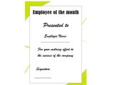 Employee Of the Month Certificate Template with Picture 30 Printable Employee Of the Month Certificates