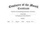 Employee Of the Month Certificate Template with Picture Geographics Certificates Free Word Templates Clip Art