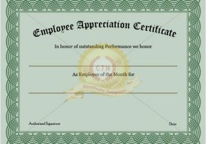 Employee Recognition Certificates Templates Free 8 Best Images Of Employee Award Certificate Templates