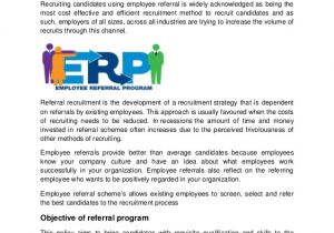 Employee Referral Program Email Template Employee Referral Program Pdf