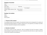 Employers Contract Template 8 Contract Employee Agreement Timeline Template