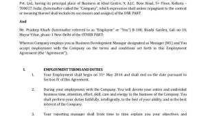 Employment Contract Template India Renesola India Employment Agreement