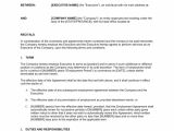 Employment Contract Template Nsw Employment Agreement Executive Template Word Pdf by