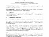 Employment Contract Template Ontario Australia Employment Agreement form Legal forms and