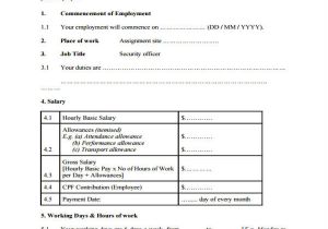Employment Contract Template Singapore 42 Sample Contract Templates Free Premium Templates