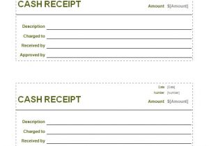 Empty Receipt Template Free Receipt Printable Template for Excel Pdf formats