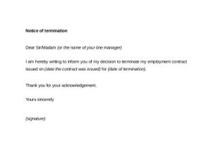 End Of Contract Termination Letter Template How to Terminate Contracts In the Workplace