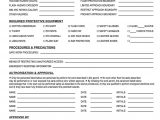 Energized Electrical Work Permit Template Nfpa 70e Energized Electrical Work Permit form