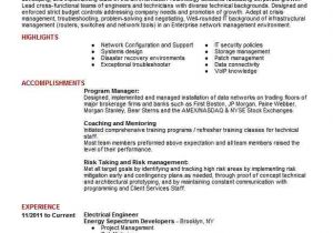 Engineer Resume Career Objective Electrical Engineer Resume Objectives Resume Sample