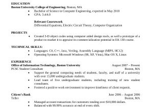 Engineer Resume Computer Science 12 Computer Science Resume Templates Pdf Doc Free