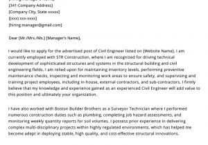 Engineer Resume Cover Letter Examples Civil Engineer Cover Letter Example Resume Genius