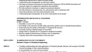 Engineer Resume format for Experienced Experienced Mechanical Engineer Resume Samples Velvet Jobs