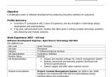 Engineer Resume format for Experienced Sample software Engineer Resume 8 Examples In Word Pdf