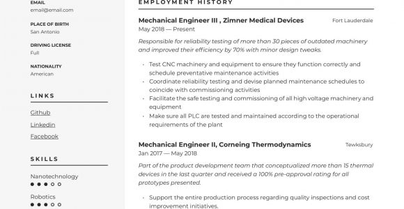 Engineer Resume Guide Mechanical Engineer Resume Writing Guide 12 Templates