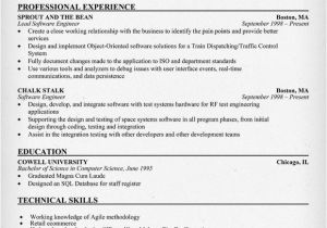 Engineer Resume Guide software Engineer Resume Sample Writing Tips Resume