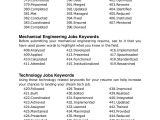 Engineer Resume Keywords Ultimate List Of 500 Resume Keywords