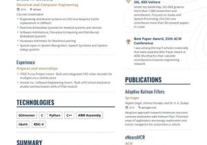 Engineer Resume Length the Best 2019 Fresher Resume formats and Samples