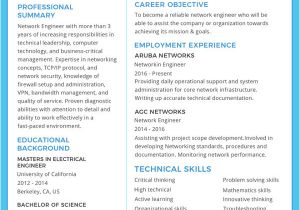 Engineer Resume Maker 6 Network Engineer Resume Templates Psd Doc Pdf