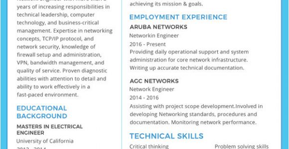 Engineer Resume Maker 6 Network Engineer Resume Templates Psd Doc Pdf
