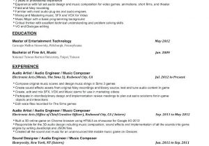 Engineer Resume Music 7 8 Collections Specialist Resume oriellions Com