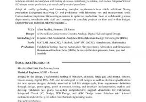 Engineer Resume Profile Examples Electrical Engineer Resume Sample Monster Com