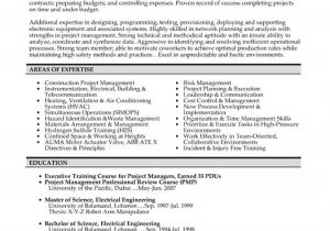 Engineer Resume Project List top Construction Resume Templates Samples