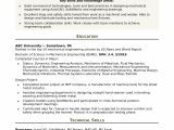 Engineer Resume Qualifications Sample Resume for An Entry Level Mechanical Engineer