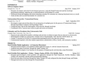 Engineer Resume Reddit Request for An Entry Level software Engineer Resume