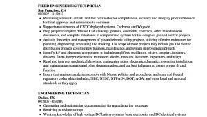 Engineer Technician Resume Example Engineering Technician Resume Samples Velvet Jobs