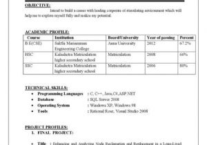 Engineering Fresher Resume format Doc Best Resume format Doc Resume Computer Science Engineering