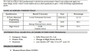 Engineering Fresher Resume format Download In Ms Word 45 Fresher Resume Templates Pdf Doc Free Premium