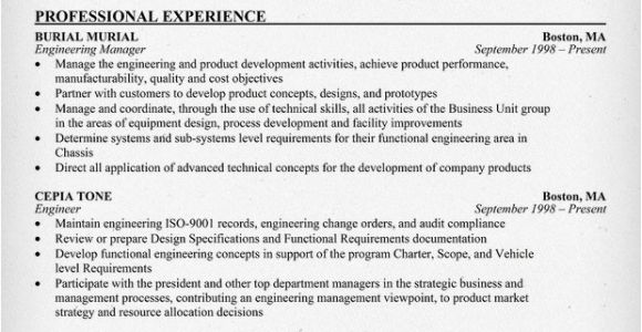 Engineering Manager Resume Sample Resume October 2014