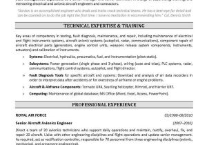 Engineering Resume Australia Aircraft Avionics Engineer Resume Template Example